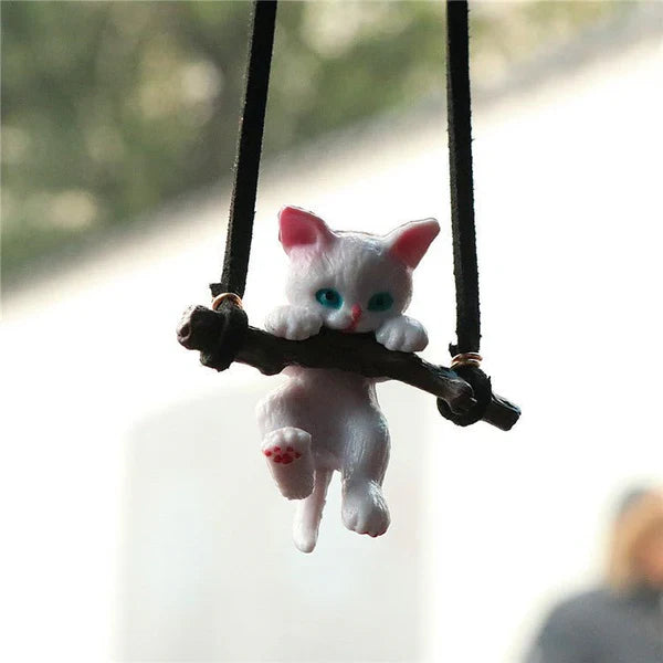 Car Ornaments Creative Cute Branch Cat